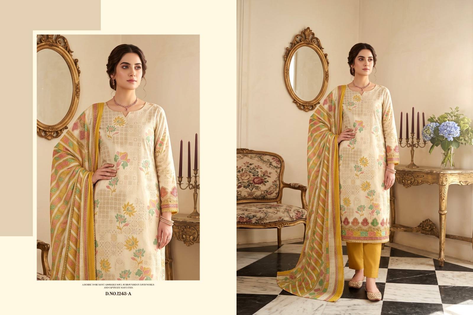 KALKI 1243 Series BY Radhika fashion 01 To 04 Series Beautiful Festive Suits Colorful Stylish Fancy Casual Wear & Ethnic Wear Cotton Dresses At Wholesale Price